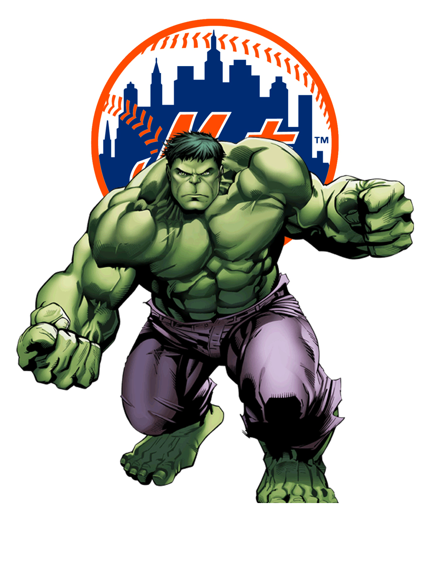 New York Mets Hulk Logo vinyl decal